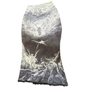 Artistic forest ink skirt